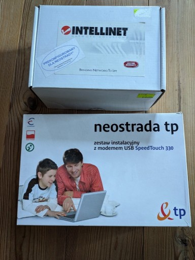 Zdjęcie oferty: Zestaw do Neostrady (modem + router)