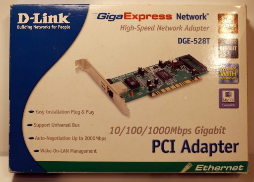 Zdjęcie oferty: D-Link DGE-528T PCI Network Adapter