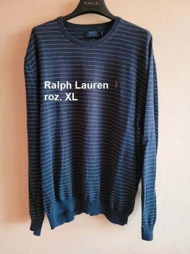 Zdjęcie oferty: Granatowy sweterek Ralph Lauren roz. XL