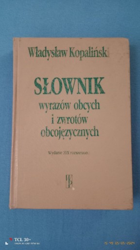 Zdjęcie oferty: Słownik wyrazów obcych i zwrotów obcojęzycznych 