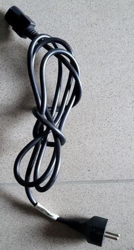 Zdjęcie oferty: Kabel przewód zasilający 220-250V PC drukarka 1,5m