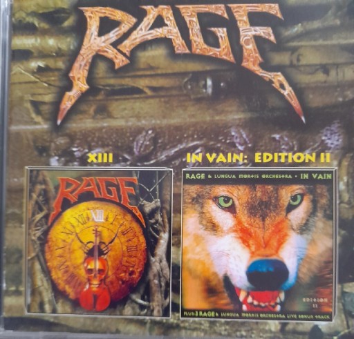 Zdjęcie oferty: 2w1 cd Rage-Xlll+In Vain:Edition ll