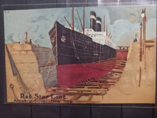 Zdjęcie oferty: Pocztówka 1970 Red Star Line Suchy Dok 