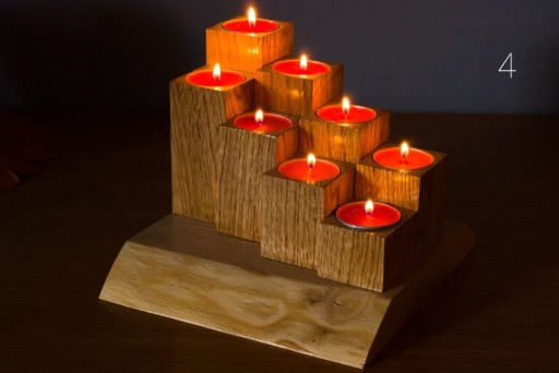 Zdjęcie oferty: Stylowy świecznik na 8 świec