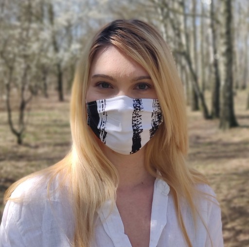 Zdjęcie oferty: Maseczka maska ochronna 10szt czarno-biała