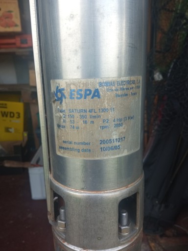 Zdjęcie oferty: Pompa głębinowa ESPA  SATURN 4FL 1300 11