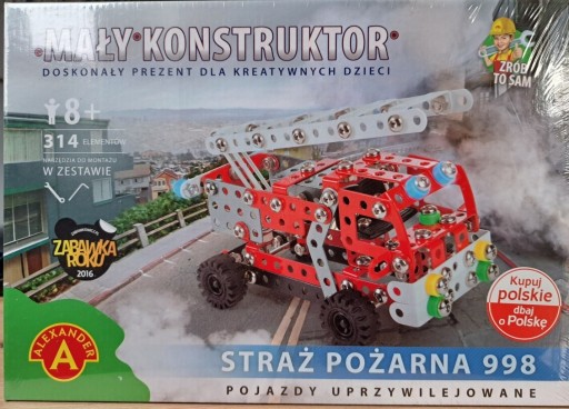 Zdjęcie oferty: Mały konstruktor Straż pożarna Alexander