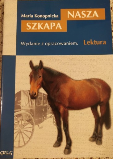 Zdjęcie oferty: Nasza szkapa Konopnick lektury z opracowaniem GREG