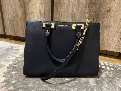 Zdjęcie oferty: Torebka Michael Kors Queen navy blue granatowa