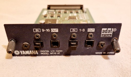Zdjęcie oferty: Yamaha MY16AT 16-Channel ADAT I/O 