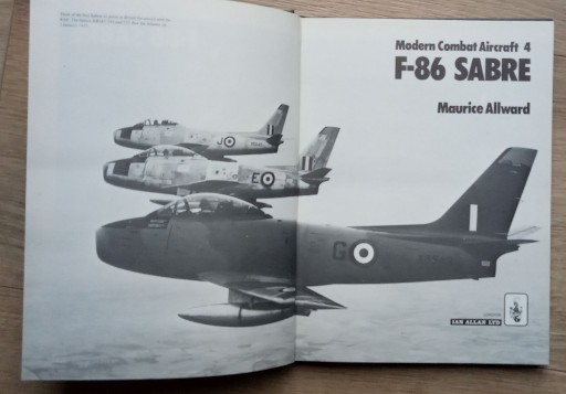 Zdjęcie oferty: ian allan - F86 Sabre **