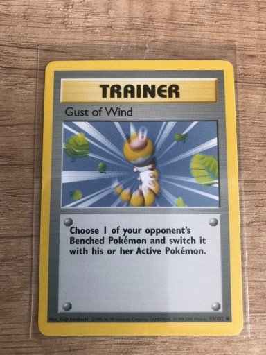 Zdjęcie oferty: Gust of Wind pokemon 93/102 Base set karta