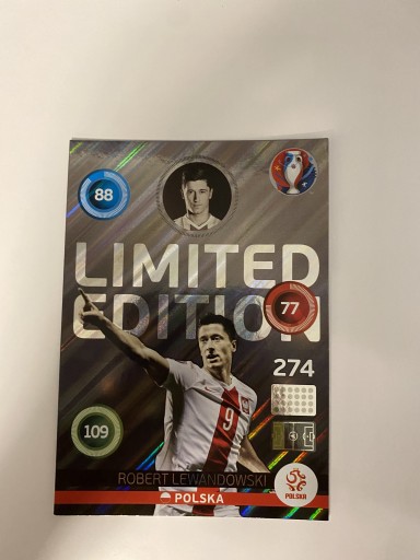 Zdjęcie oferty: Panini Robert Lewandowski XXL limitka euro 2016