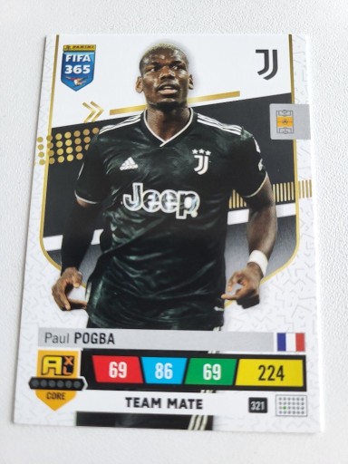 Zdjęcie oferty: PANINI FIFA 365 2023 karta bazowa Paul Pogba 321