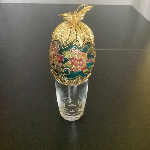 Zdjęcie oferty: Ozdoba ręcznie wykonana w stylu Faberge lata 70