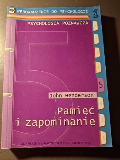 Zdjęcie oferty: PAMIĘĆ I ZAPOMINANIE John Henderson