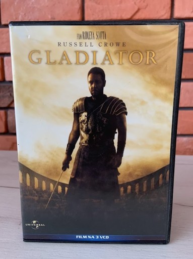 Zdjęcie oferty: GLADIATOR - FILM 3x VCD