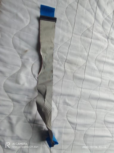 Zdjęcie oferty: Taśma IDE 40-pin ATA 45 cm – kabel do dysku HDD CD DVD retro PC