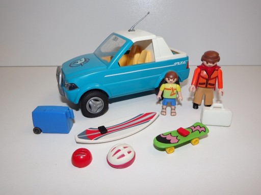 Zdjęcie oferty: b206 Playmobil auto deskorolka deska surfingowa 