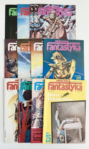 Zdjęcie oferty: Miesięcznik Fantastyka - ROK 1988 - 11 numerów 