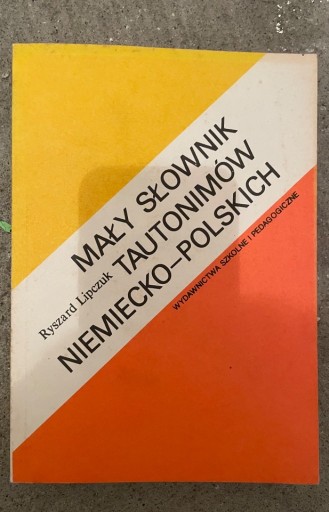 Zdjęcie oferty: Mały słownik tautonimów niemiecko-polskich
