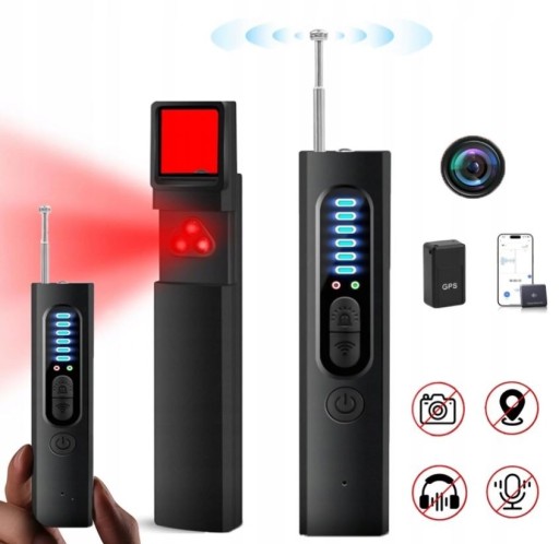 Zdjęcie oferty: 5 POZIOM WYKRYWACZ PODSŁUCHÓW LOKALIZATORÓW GPS GSM LTE DETEKTOR KAMER WIFI