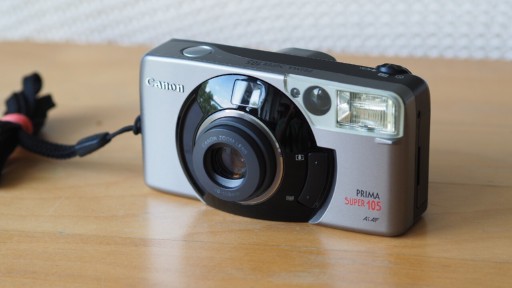 Zdjęcie oferty: Canon Prima Super 105 - Aparat analogowy + klisza 