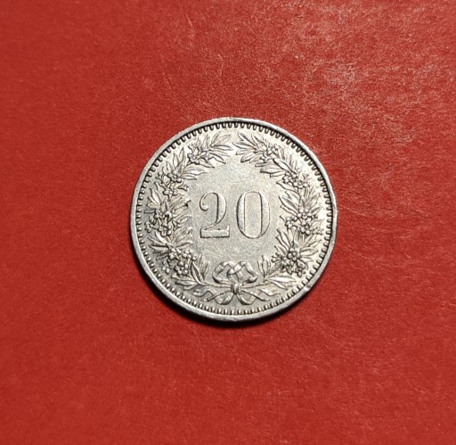 Zdjęcie oferty: Moneta 20 rapenów 1982, Szwajcaria