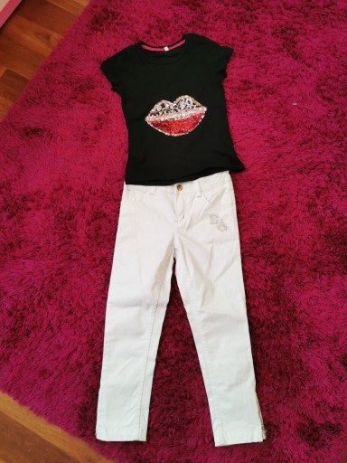 Zdjęcie oferty: Zestaw spodnie Ever After High 140cm t-shirt M&S 