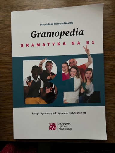 Zdjęcie oferty: Gramopedia. Gramatyka na B1. Kurs do egzaminu B1