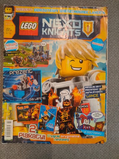 Zdjęcie oferty: 5 gazetek lego nexo knights