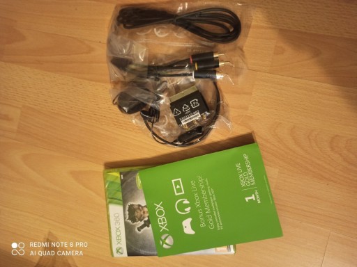 Zdjęcie oferty: Xbox360 pozostałości. Gold, słuchawka, gra, kable