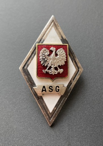 Zdjęcie oferty: Odznaka absolwenta ASG LWP bez korony
