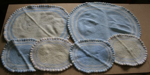 Zdjęcie oferty: Ręcznie robione bawełniane serwety rękodzieło PRL