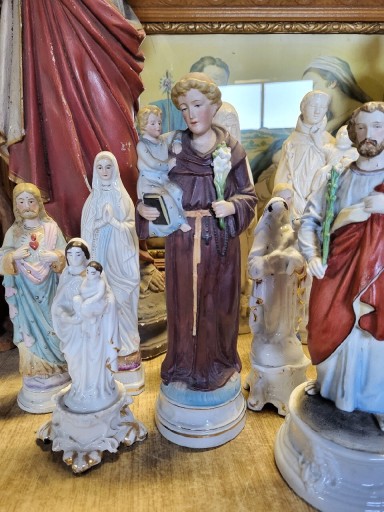 Zdjęcie oferty: Figurka z porcelany biskwitowej Święty Antoni 