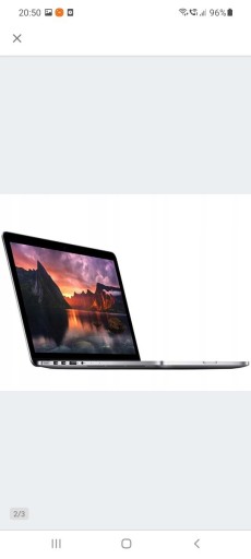 Zdjęcie oferty: MacBooc Pro 13,3 Intel Core i5 8 GB/512 GB srebrny