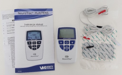 Zdjęcie oferty: Elektrostymulator mięśni nerwów Neuro Trac TENS EMS 2 kanałowy elektrody 