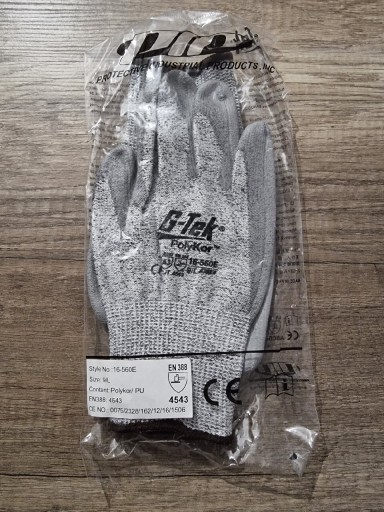 Zdjęcie oferty:  Rękawice odporne na przecięcia  G-TEK POLYKOR 