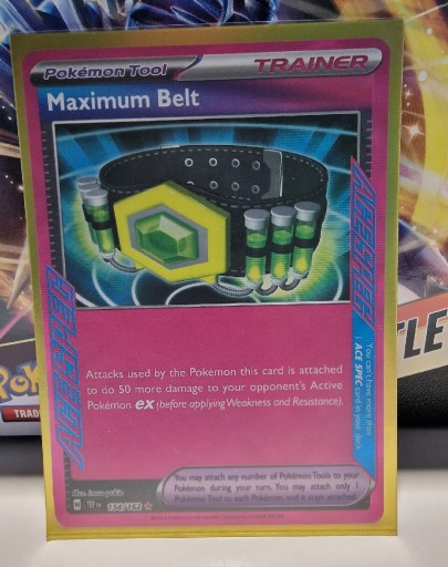 Zdjęcie oferty: Pokemon Temporal Forces Maximum Belt 154/162