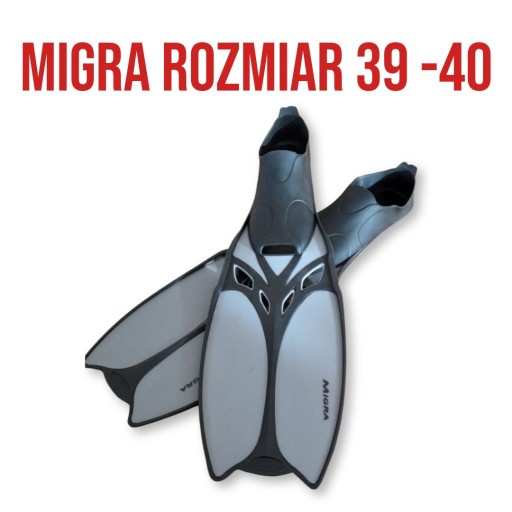 Zdjęcie oferty: Płetwy Migra rozm. 39-40