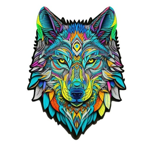 Zdjęcie oferty: Puzzle 3D drewniane ekologiczne Wilk