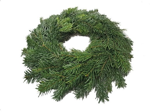 Zdjęcie oferty: Stroik świąteczny z żywych gałązek jodły 35 cm pachnący stroisz