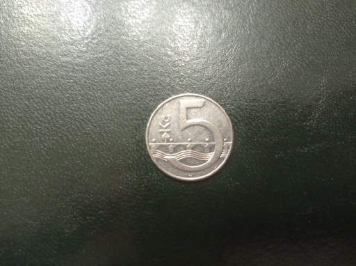 Zdjęcie oferty: Czechy - 5 koron 1993r.  