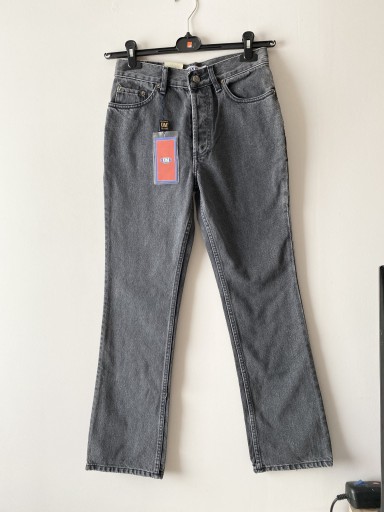 Zdjęcie oferty: Nowe spodnie vintage jeansy rozszerzane szare