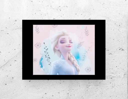 Zdjęcie oferty: Frozen plakat dla dziewczynki, Elsa plakat A4