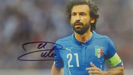 Zdjęcie oferty: Andrea Pirlo oryginalny autograf 