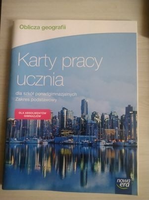 Zdjęcie oferty: Karta pracy Oblicza geografii Nowa Era Po Gim