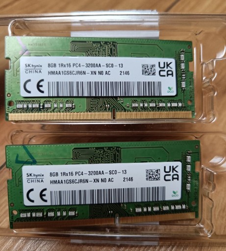 Zdjęcie oferty: Pamięć RAM DDR4 SKHynix 8GB 3200MHz SODIMM