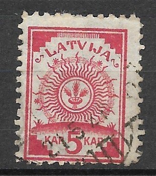 Zdjęcie oferty: Łotwa, Mi: LV 2III, 1918 rok