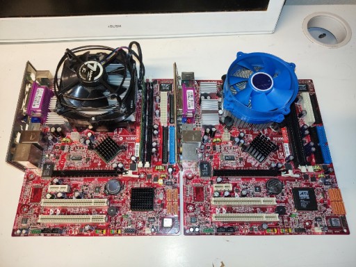 Zdjęcie oferty: Dwie płyty główne MSI MS-7173 ver 1A + P4 + cooler